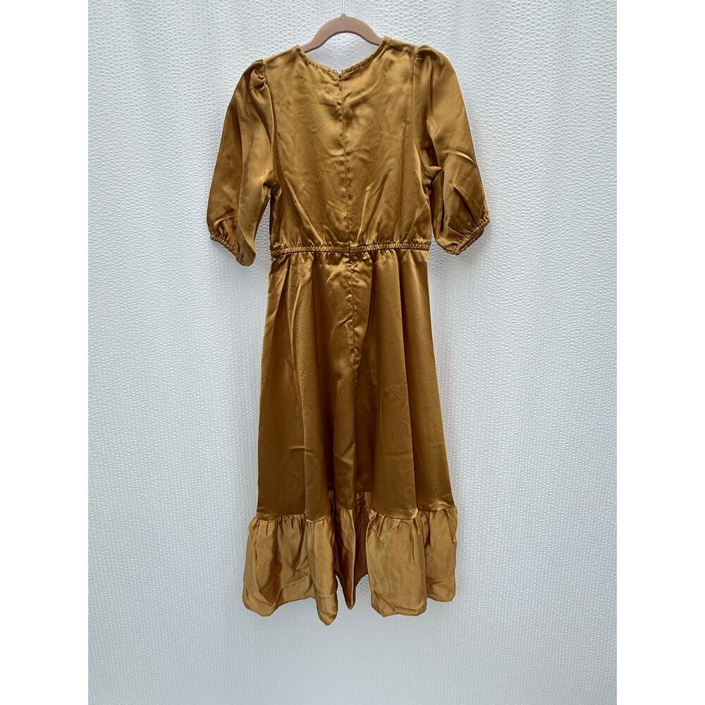 Joyfolie Mia Joy Girl’s Gabriella Dress in Gold Size 7 - Picture 5 of 7